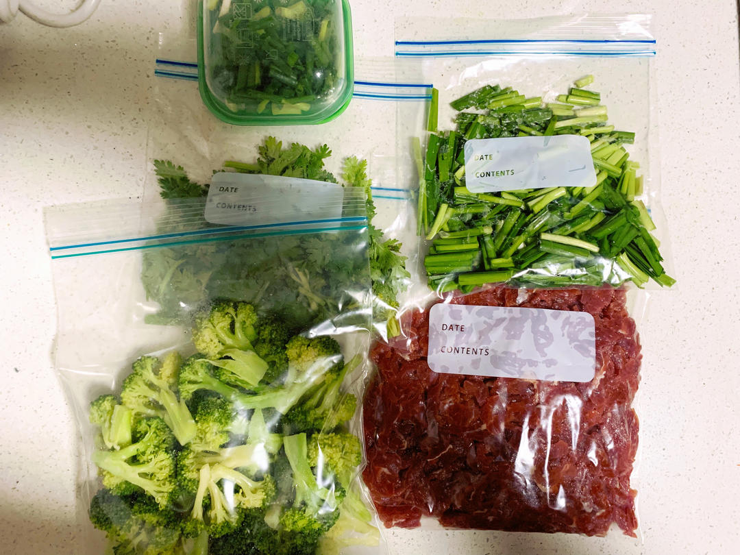 冷冻蔬菜保存方法大全🥬蔬菜预处理🔥-备菜指南-蔬菜冷冻存储