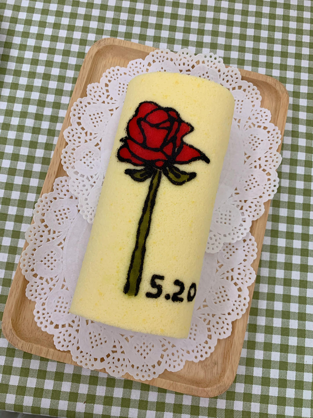 细腻零消泡彩绘蛋糕卷图案面糊制作方法