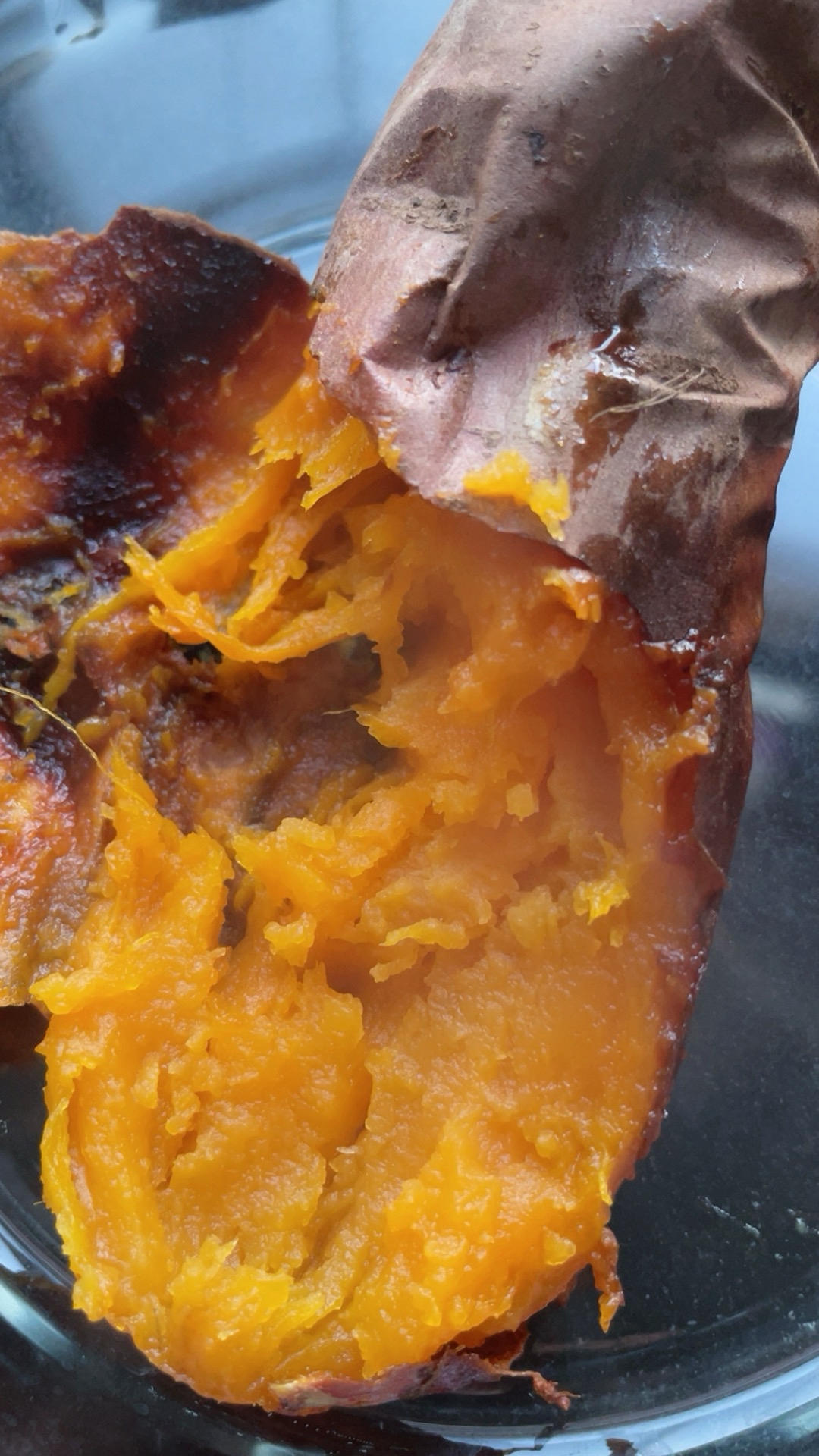 【糯唧唧的烤红薯】糖油四溢皮肉分离外糯里嫩吸溜着吃！