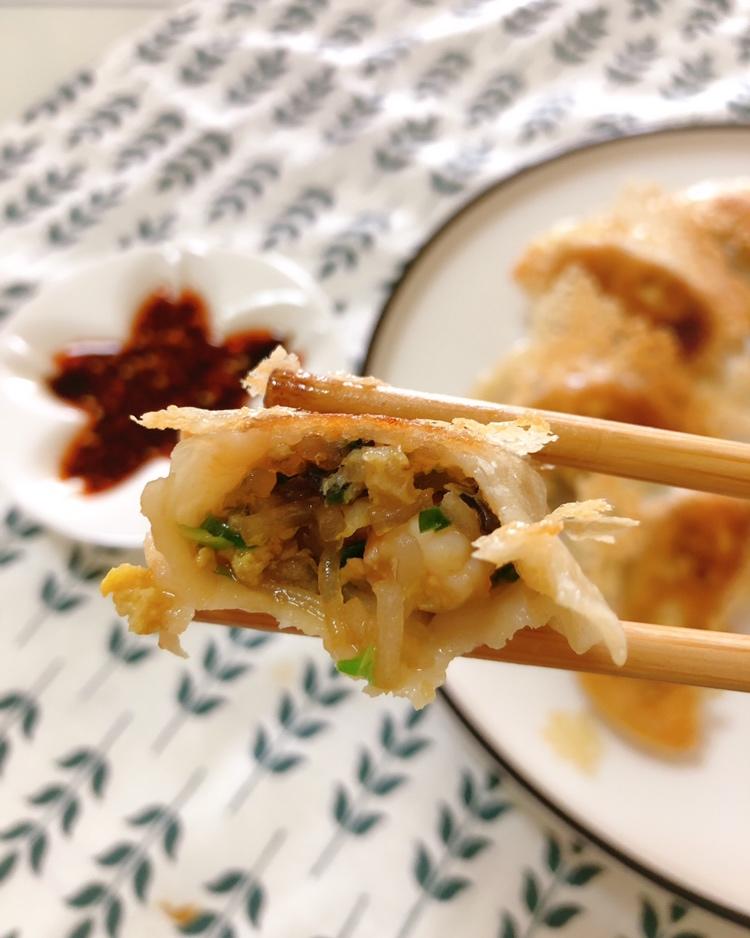 三鲜馅儿锅贴