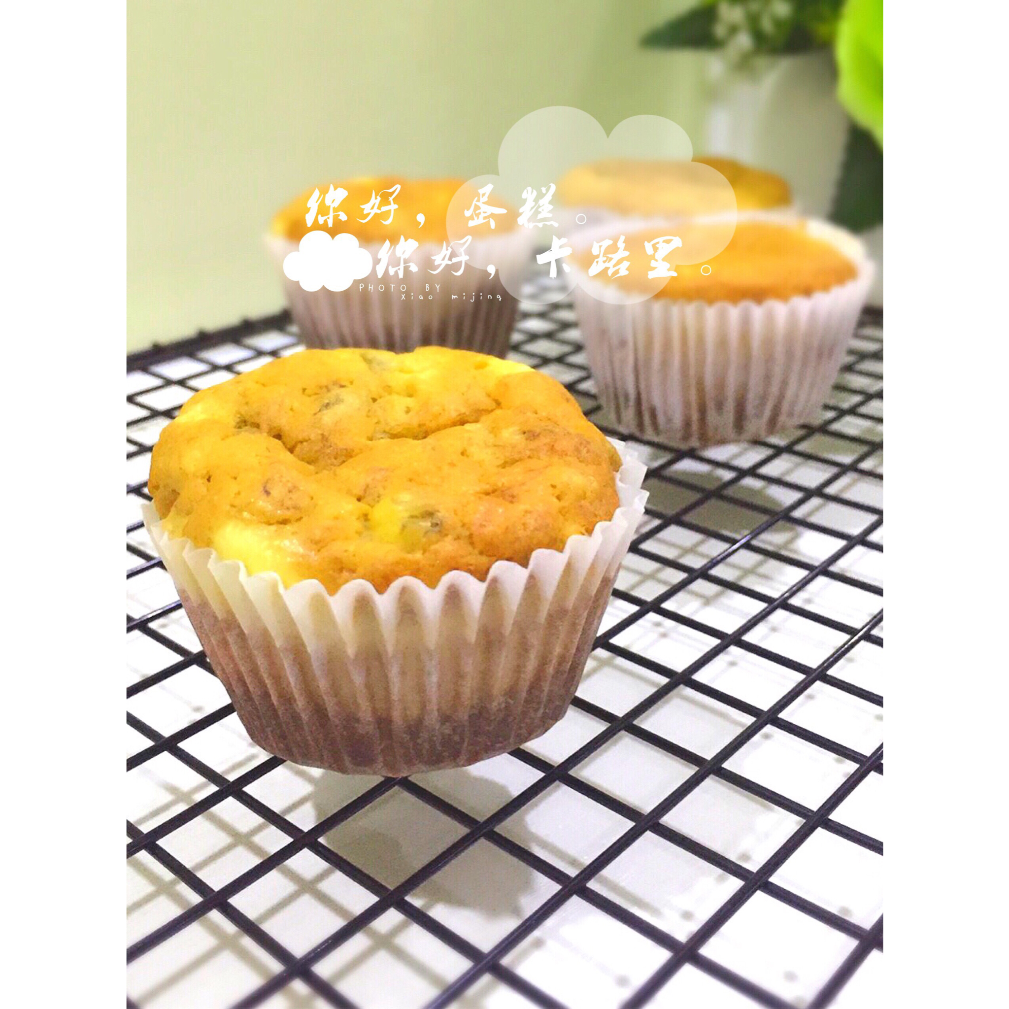 香蕉芝士玛芬蛋糕 Banana & Cream cheese Muffin