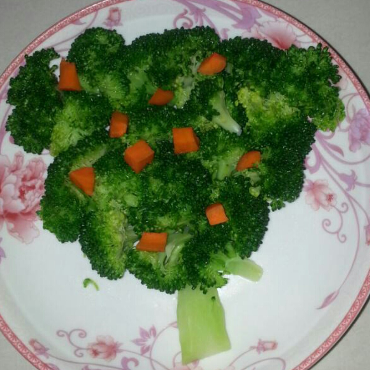 清晨茉莉qfj做的大树西兰花