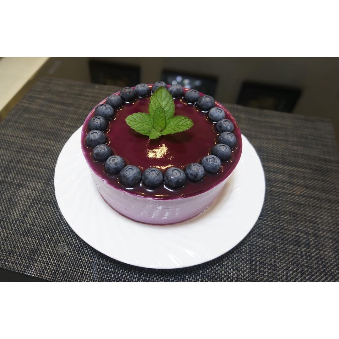 miu_mok做的蓝莓慕斯