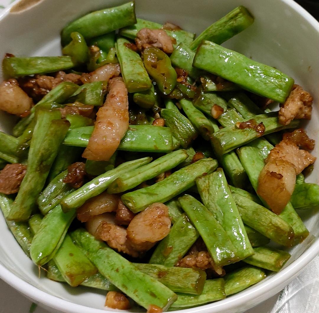 家常小炒四季豆