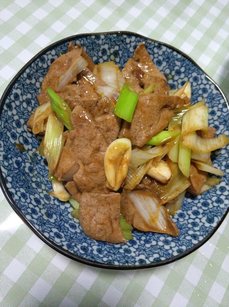 大葱爆炒猪肝