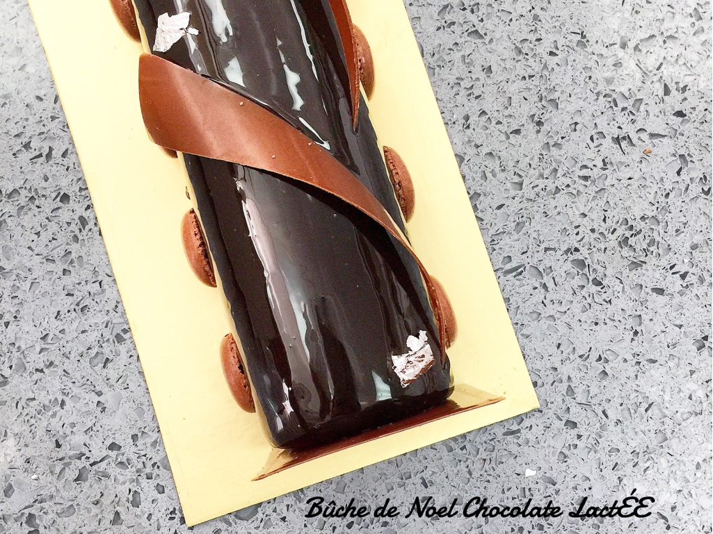 牛奶巧克力木桩蛋糕
Bûche chocolate lactée