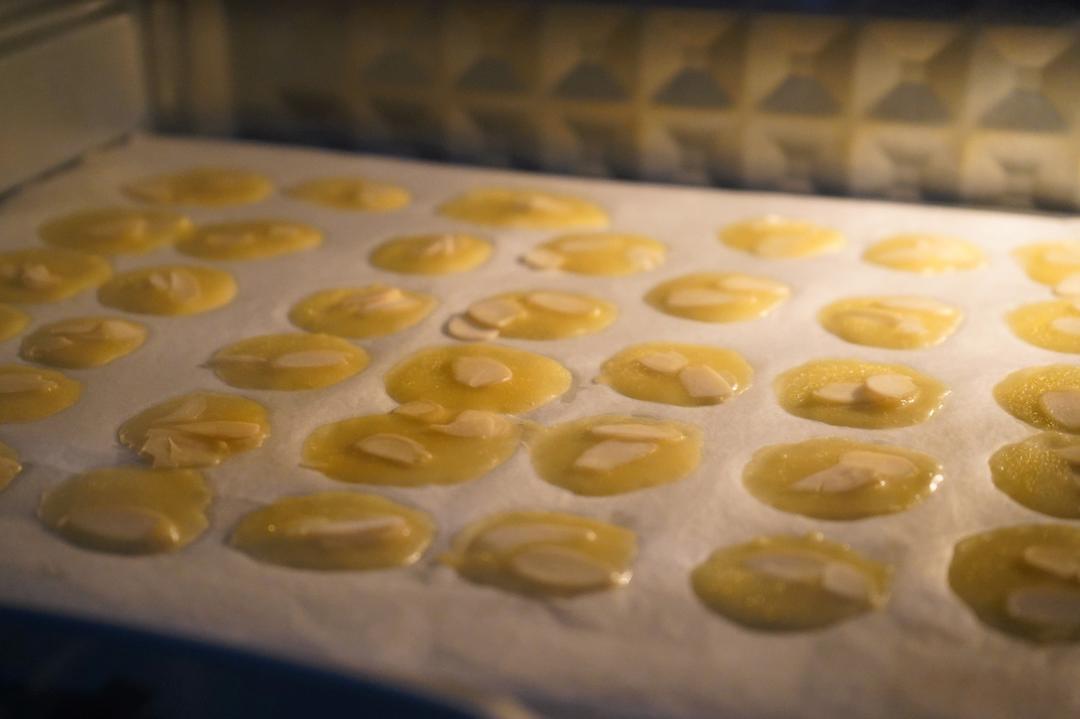 杏仁饼干，黄油杏仁脆