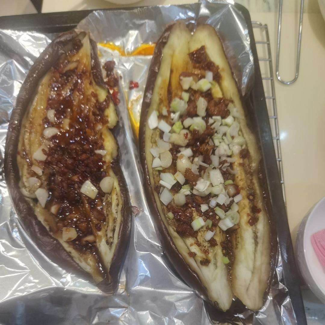 烤箱烧烤～鱼香烤茄子/下饭神器