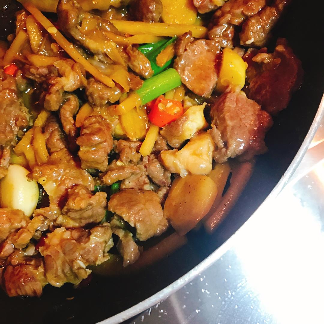 酸笋炒牛肉