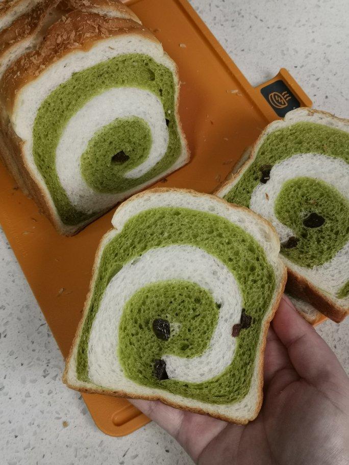 最正宗的日式抹茶红豆吐司