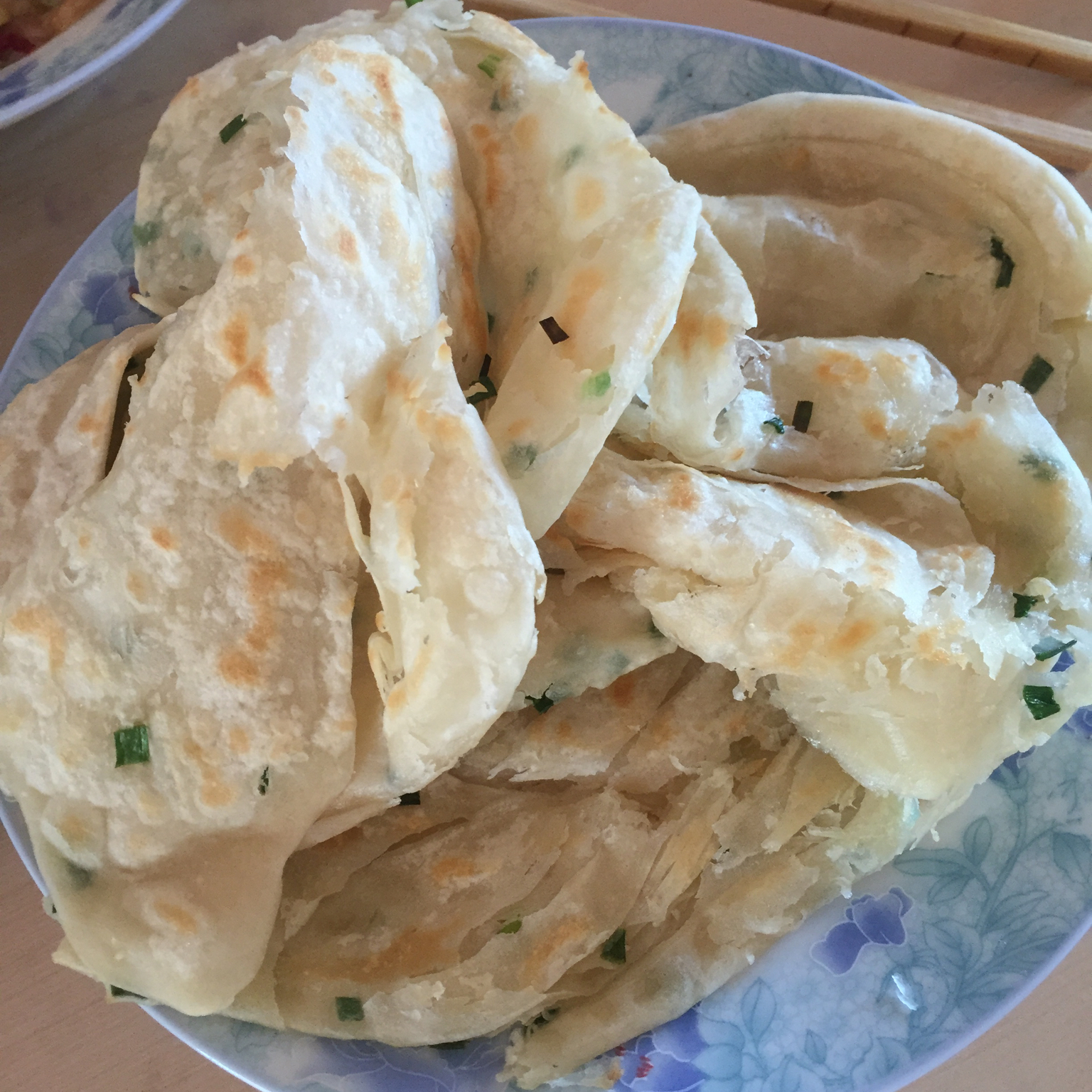 层层叠叠，香酥可口---台湾葱抓饼