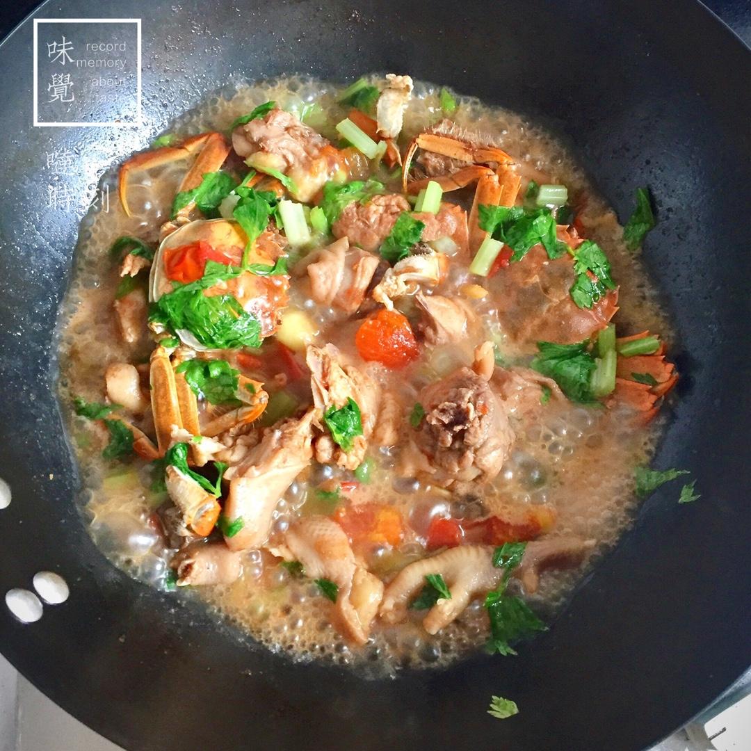 美味鸡煲蟹/鸡焖蟹煲