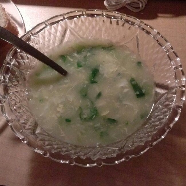 青菜鸡蛋面疙瘩汤