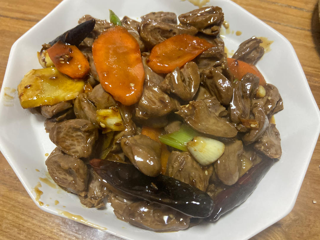 辣炒鸡心