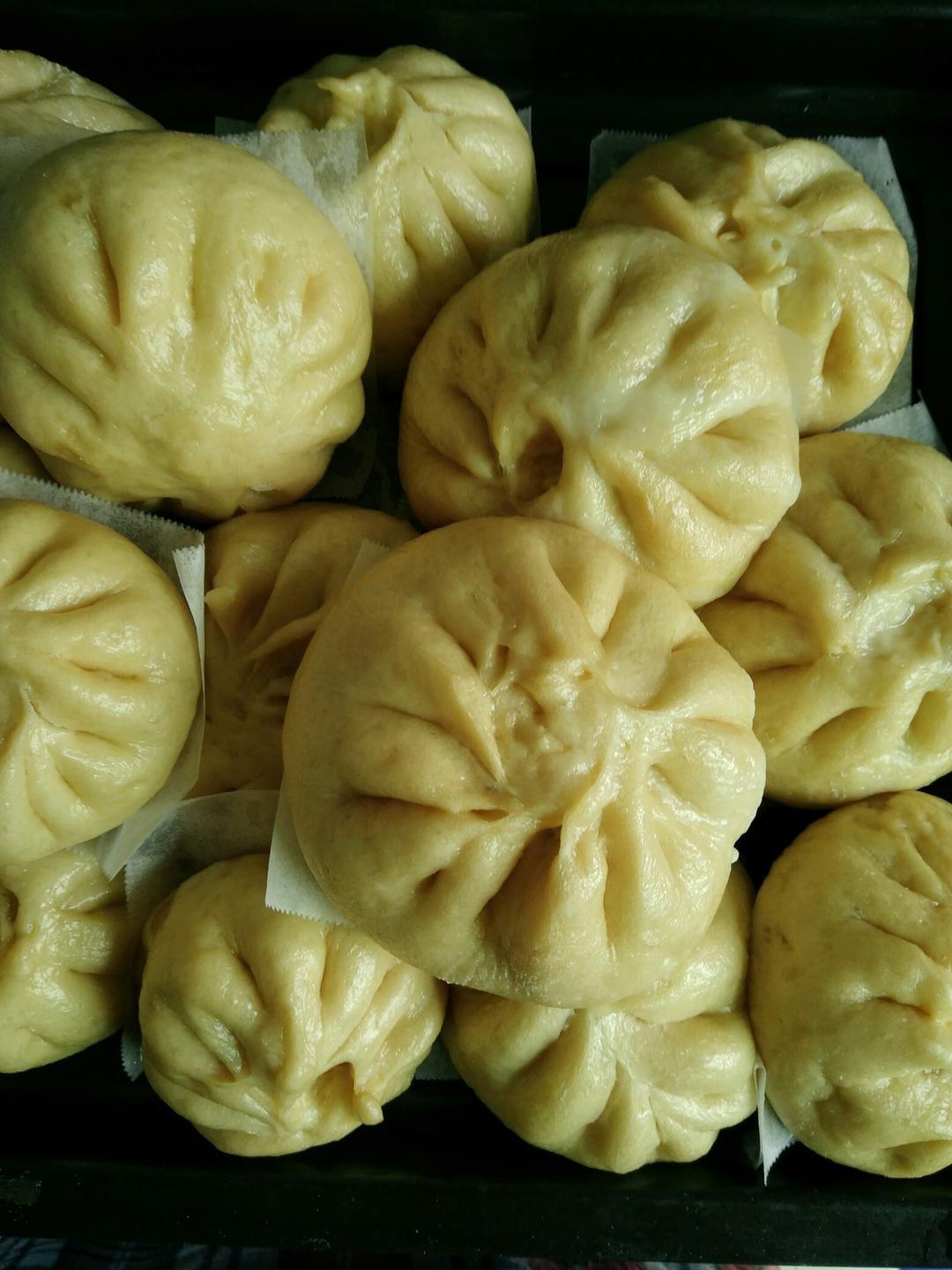 手工包子（肚脐包）