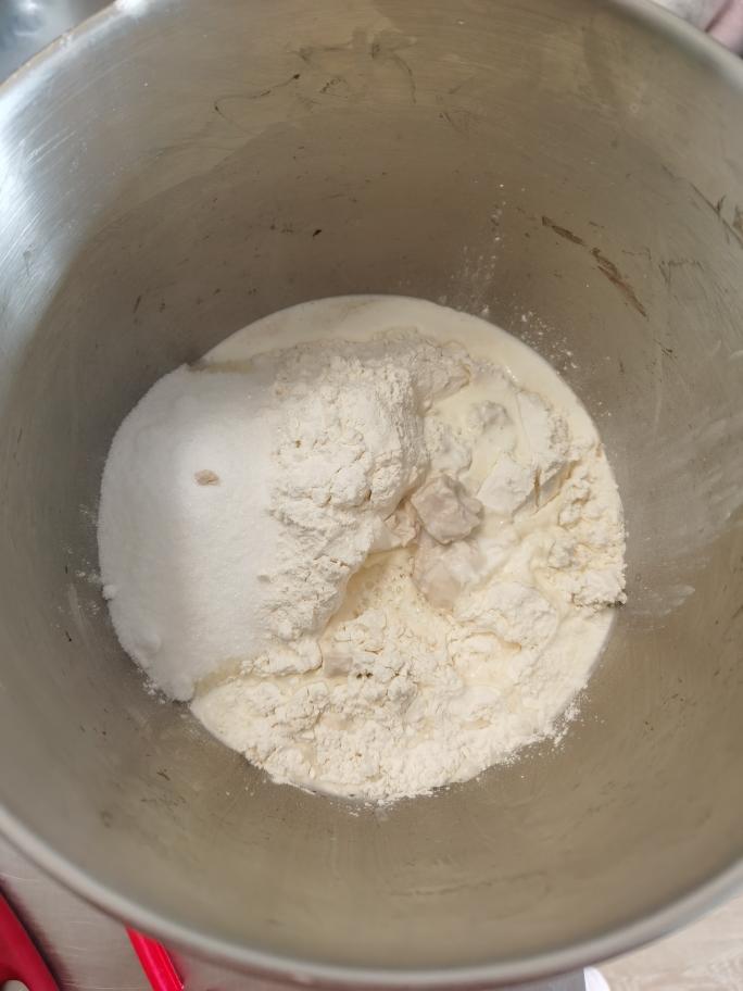 纯奶手撕吐司的做法 步骤1