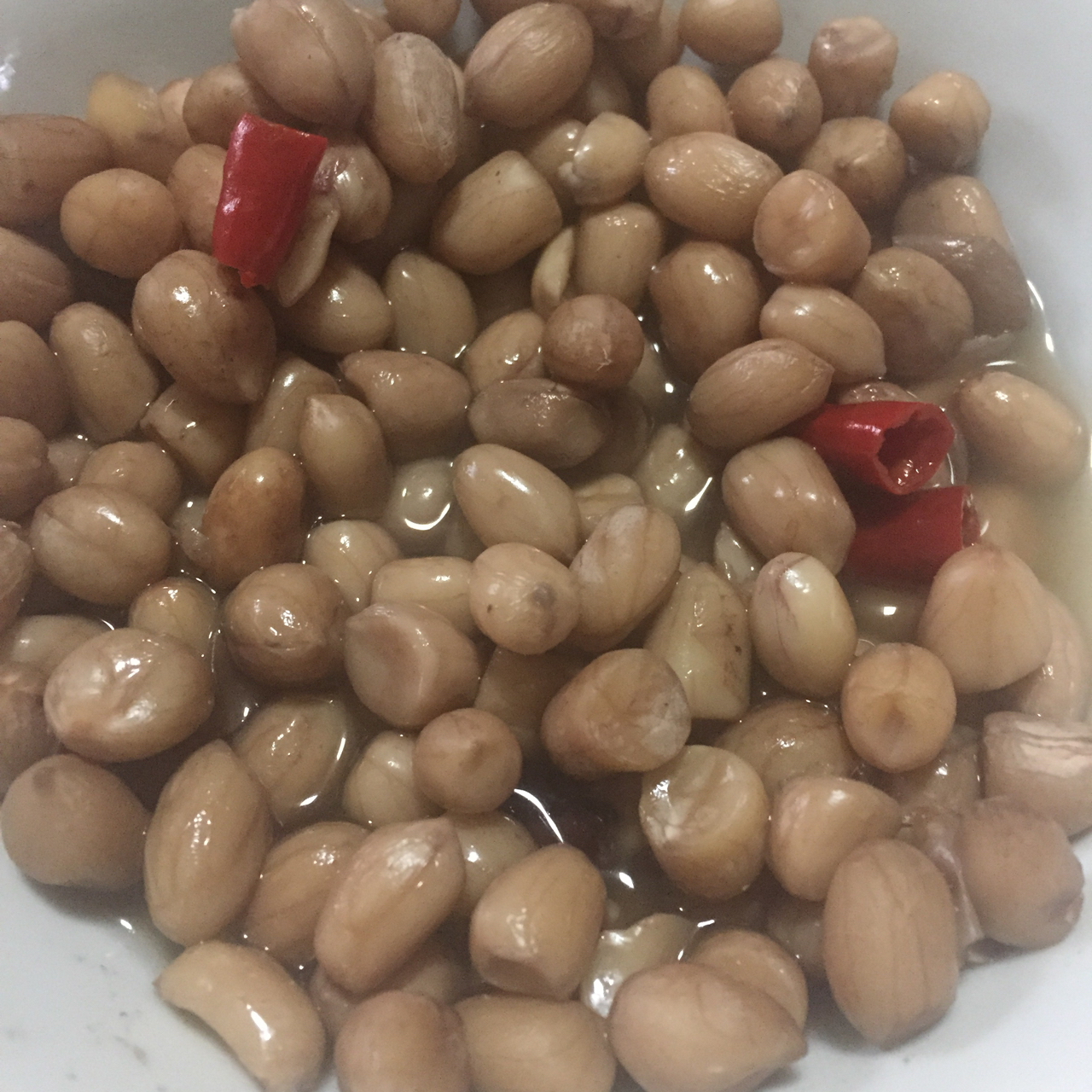 香娘娘做的盐水煮花生