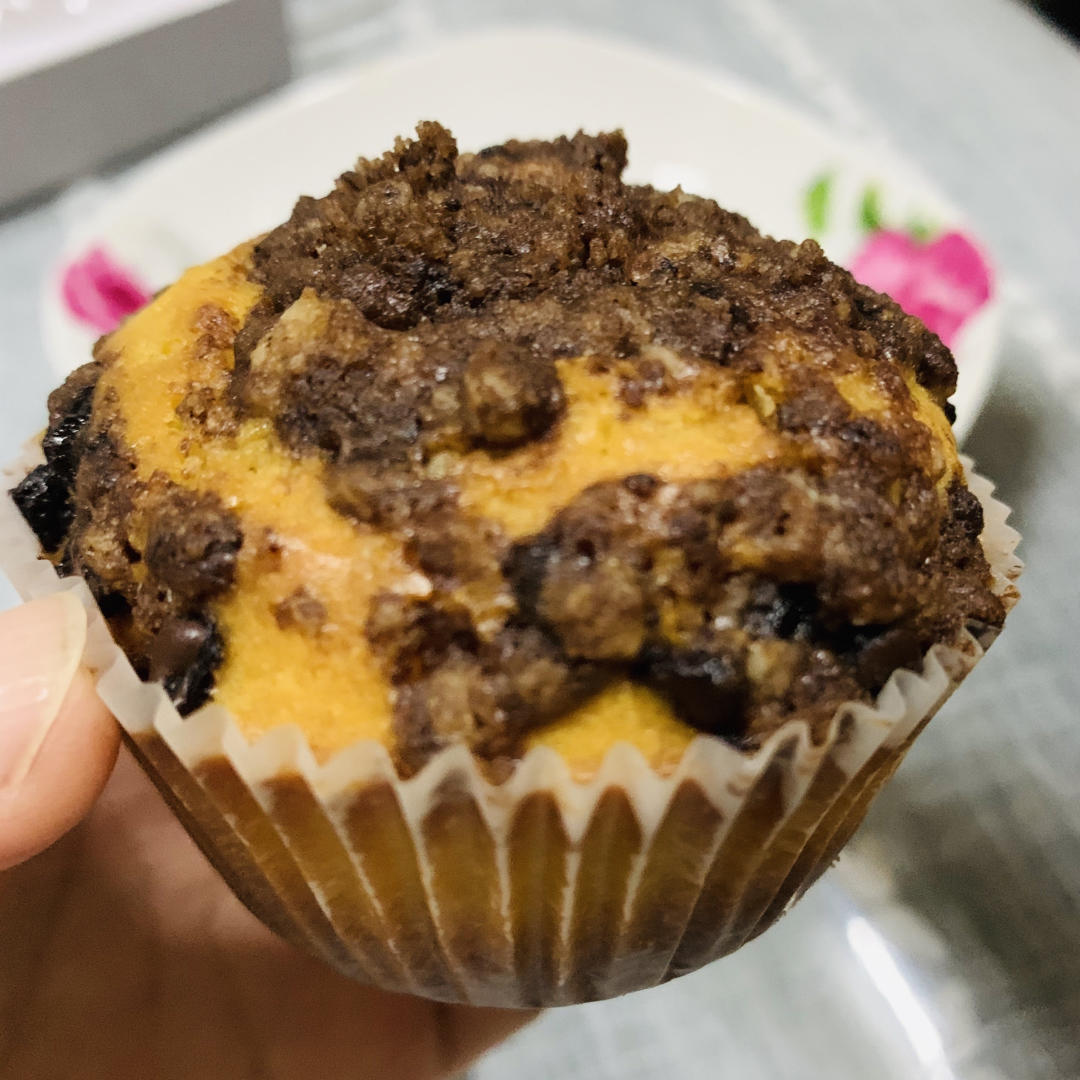 巧克力酥顶玛芬蛋糕 Choc Chip Muffins