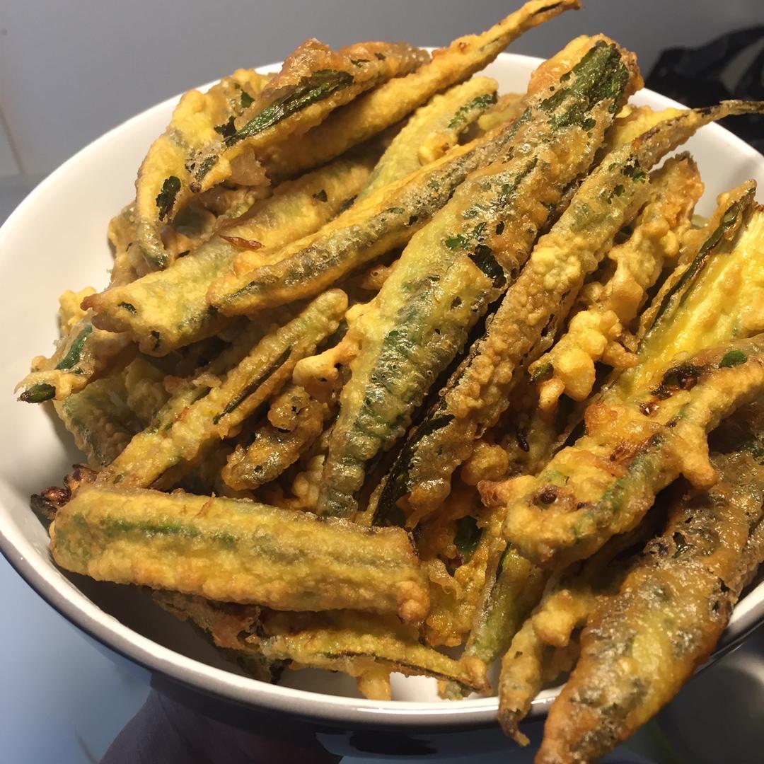 虐小欠欠欠做的香炸秋葵