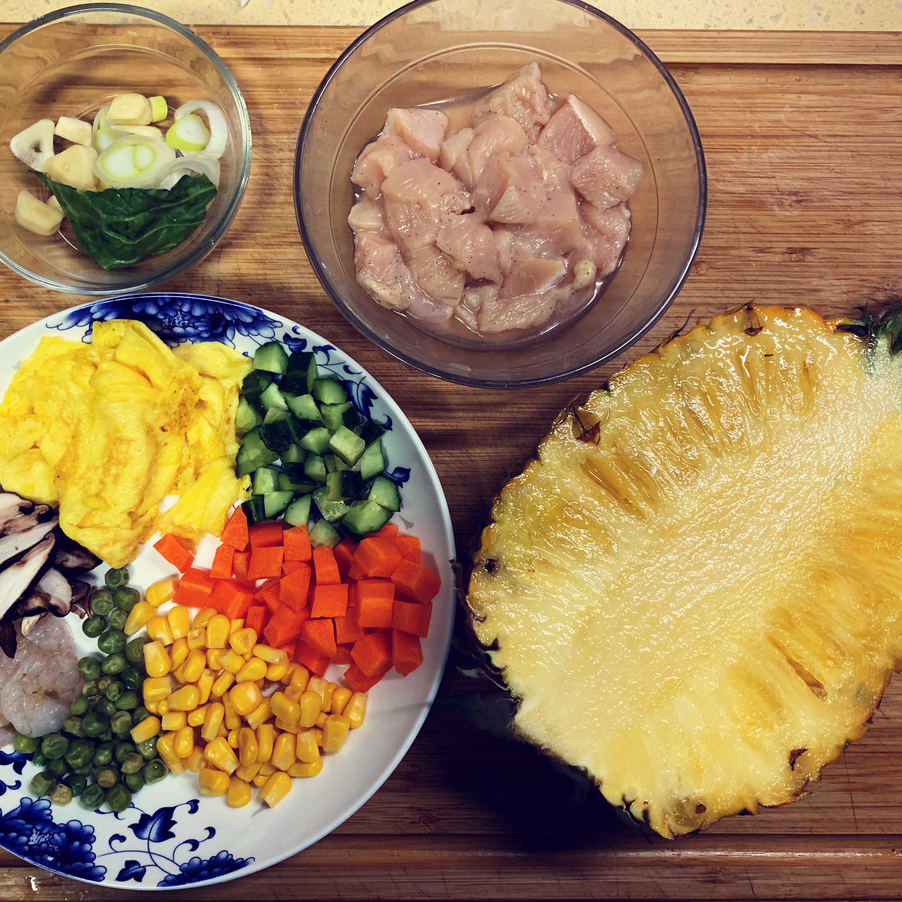 泰式菠萝鸡饭的做法 步骤5