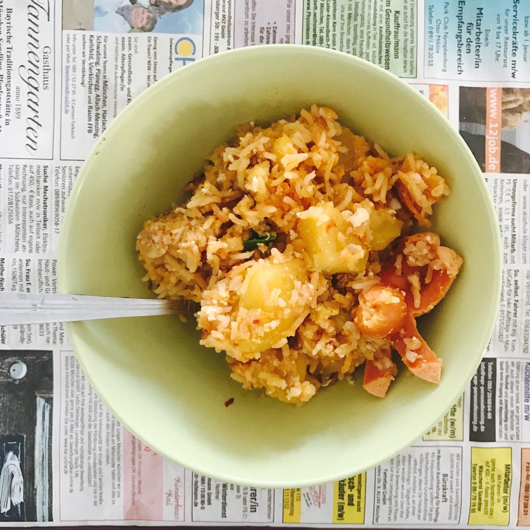 土豆焖饭（电饭锅版）