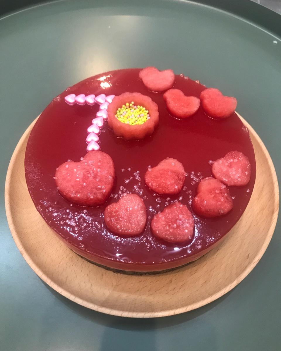 西瓜纯酸奶慕斯