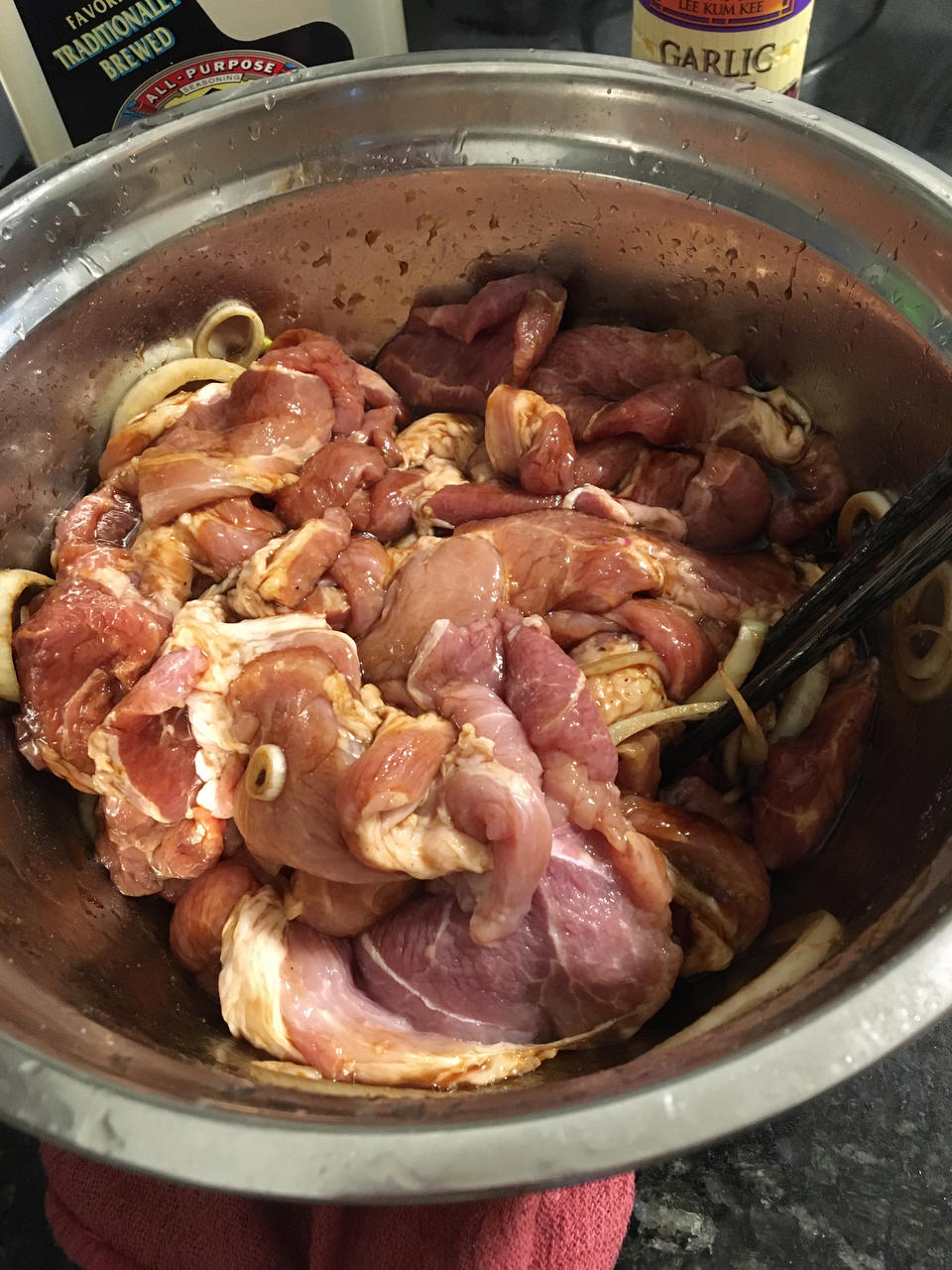 烤肉——腌五花肉