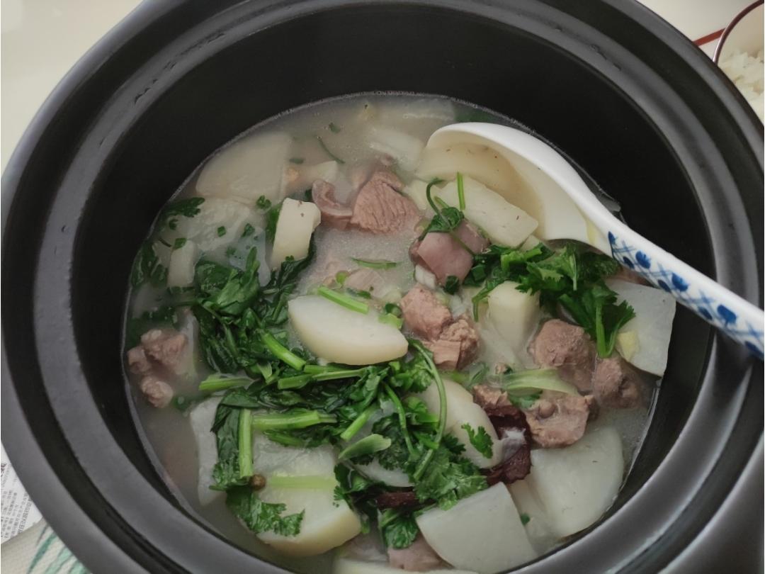萝卜炖羊肉