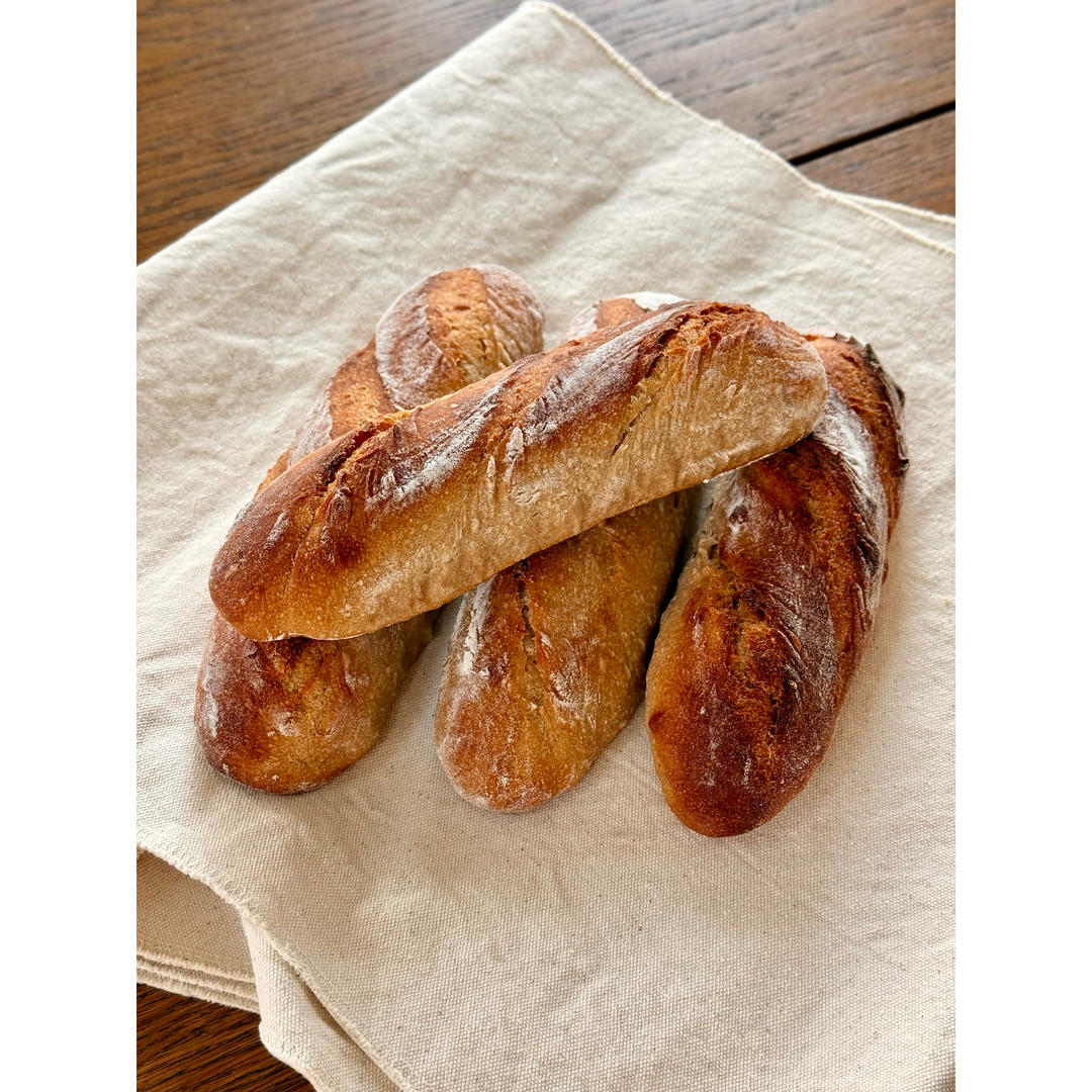 天然酵种杏仁粉法棍