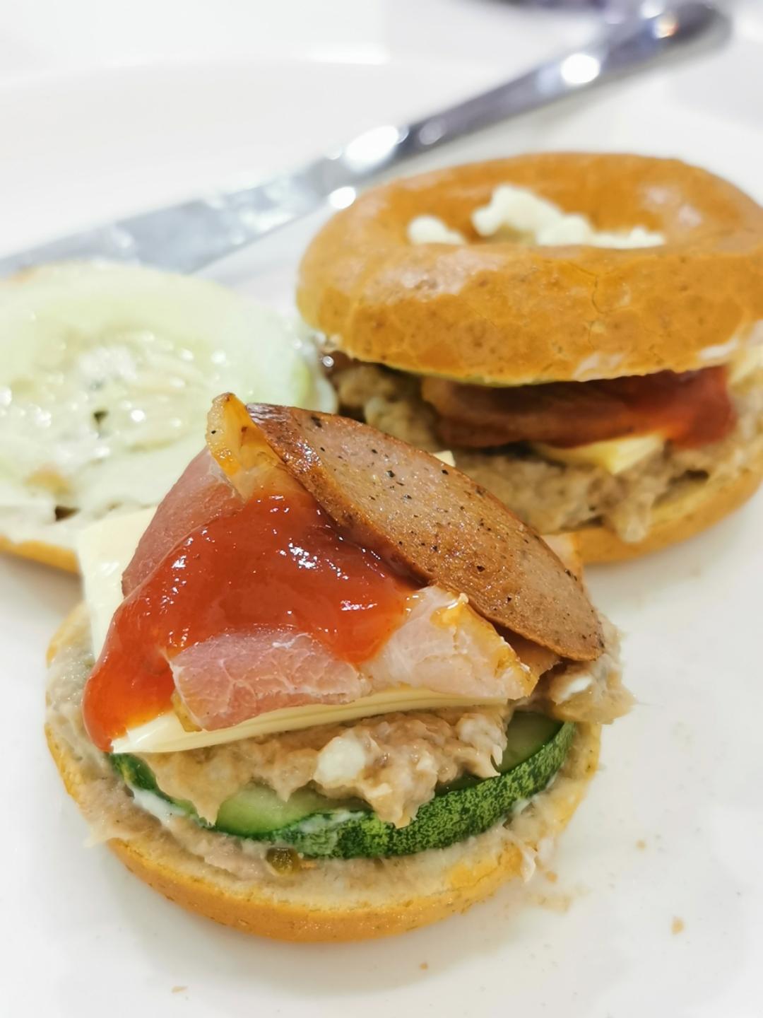 空气炸锅版 麦香小贝果