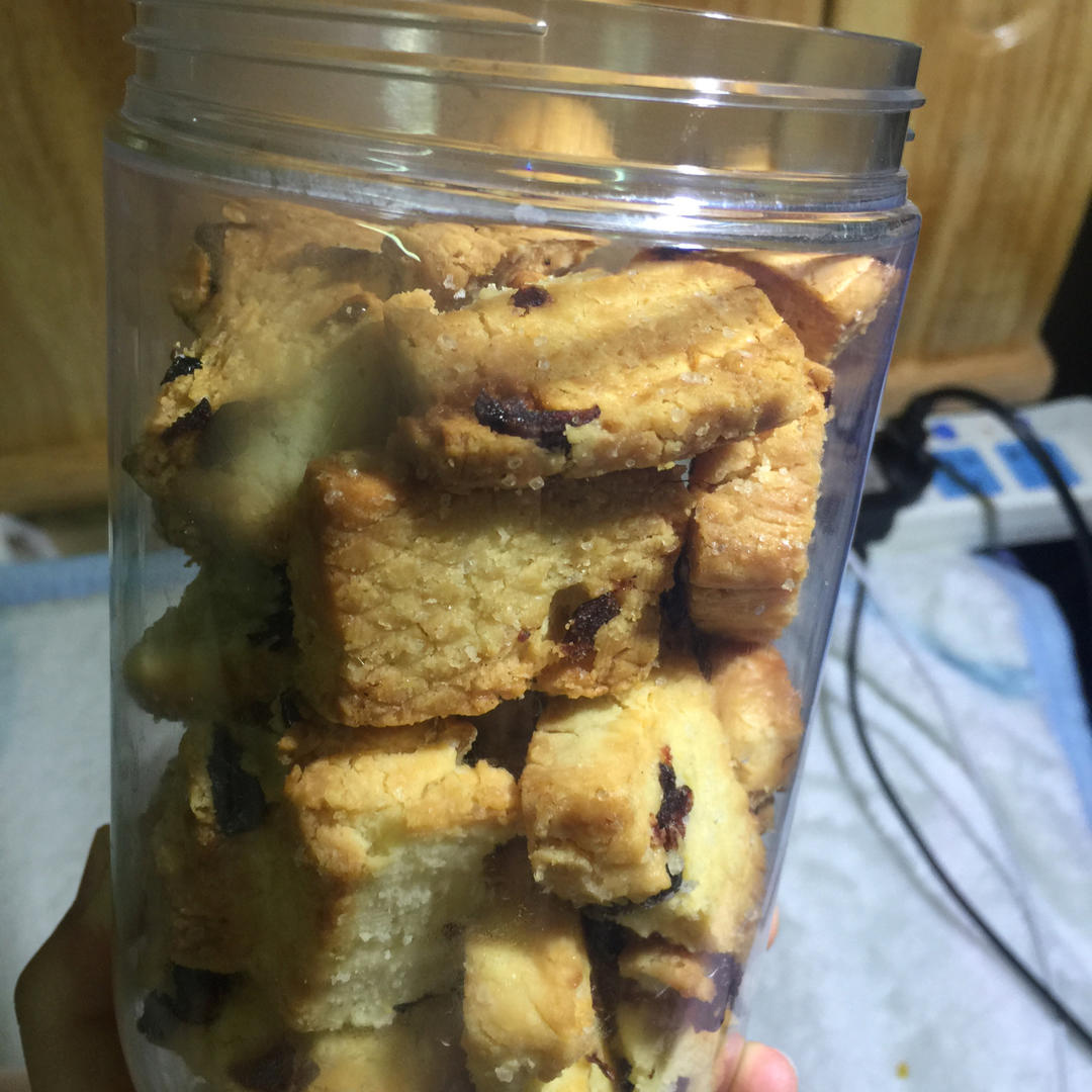 低糖少油版蔓越莓饼干