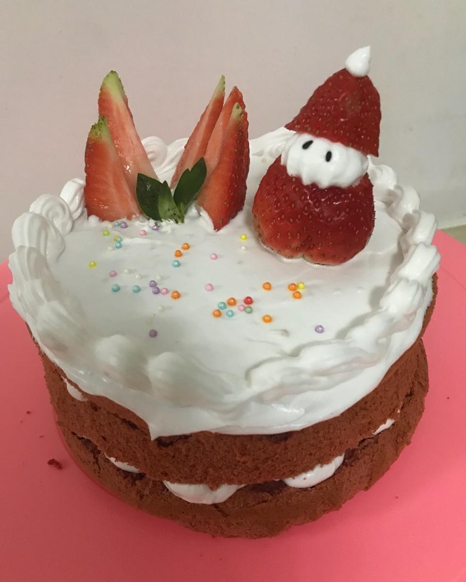 圣诞呆萌裸蛋糕