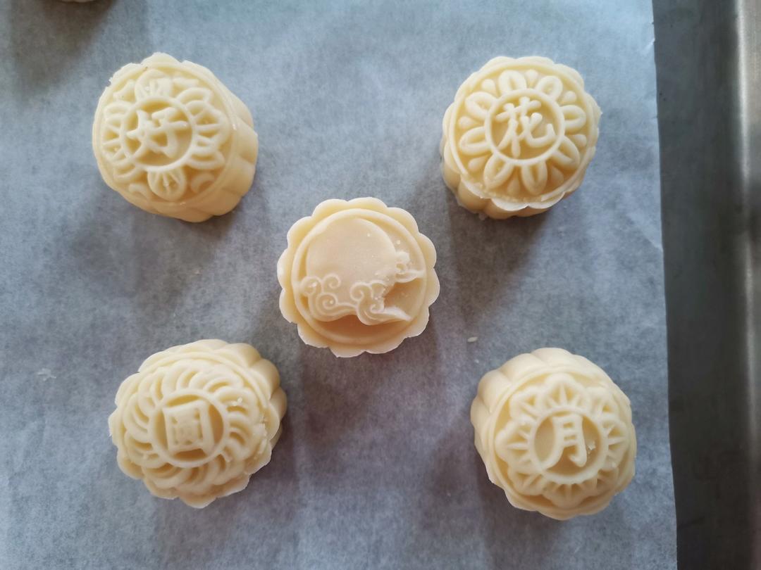 吃一口就爱上拉丝麻薯奶黄月饼|酥到掉渣🥮