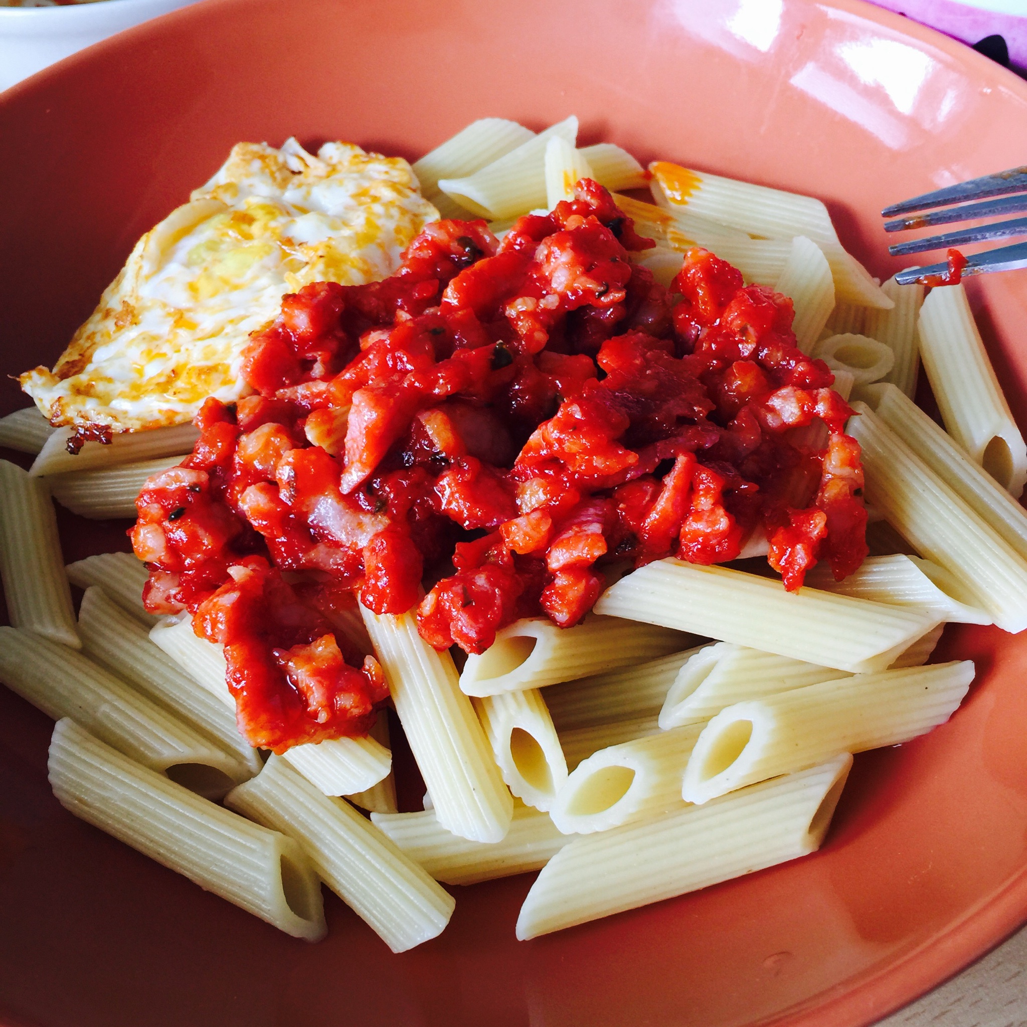 培根番茄意大利面