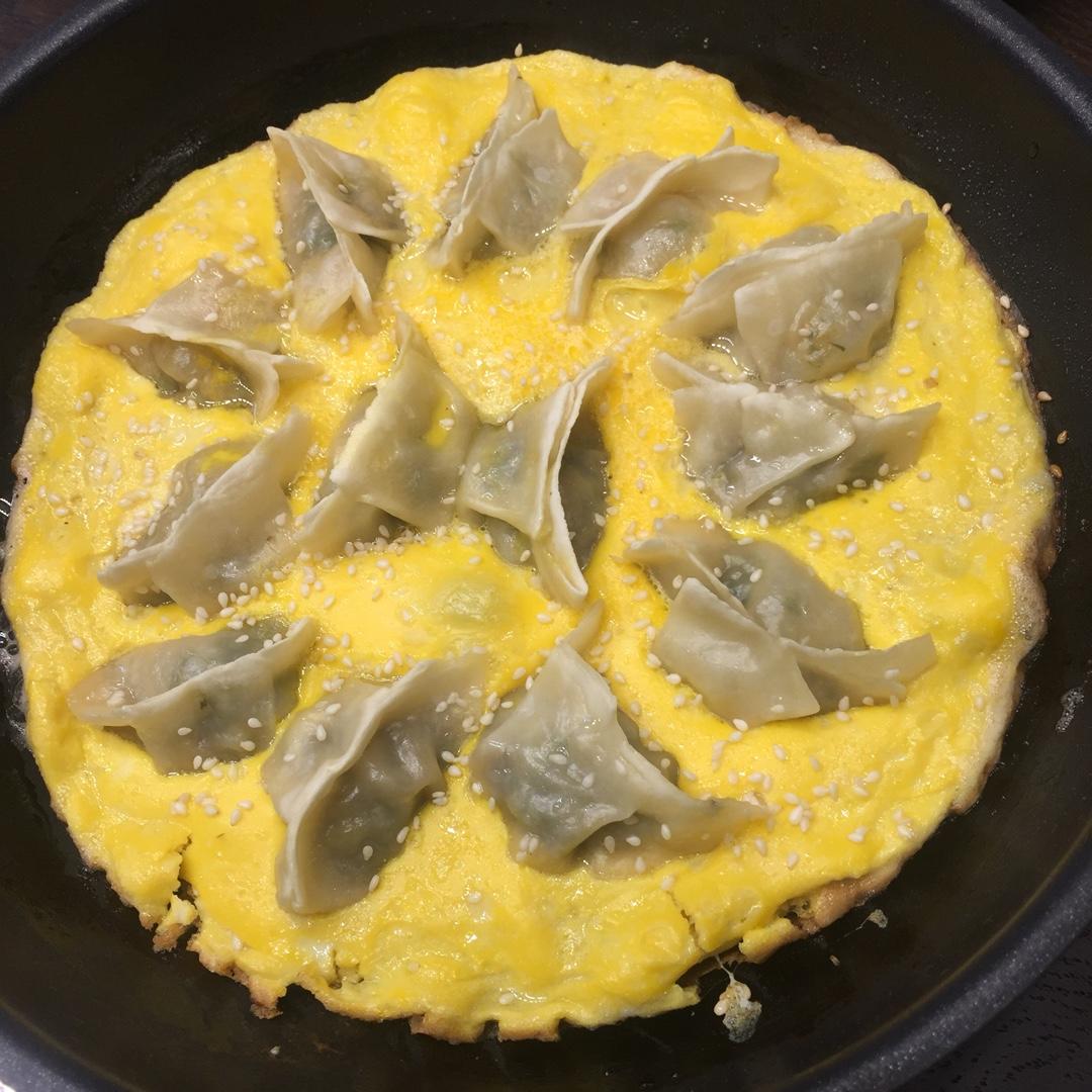 懒人快手抱蛋煎饺