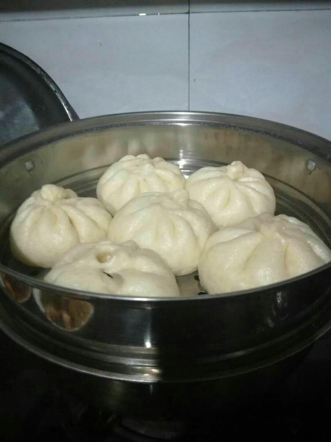 手工包子（肚脐包）