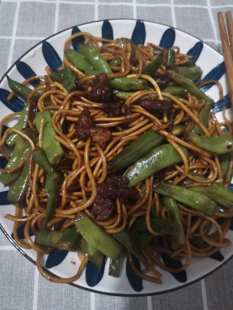 地道老北京扁豆焖面 豆角焖面 太好吃小心吃撑哦