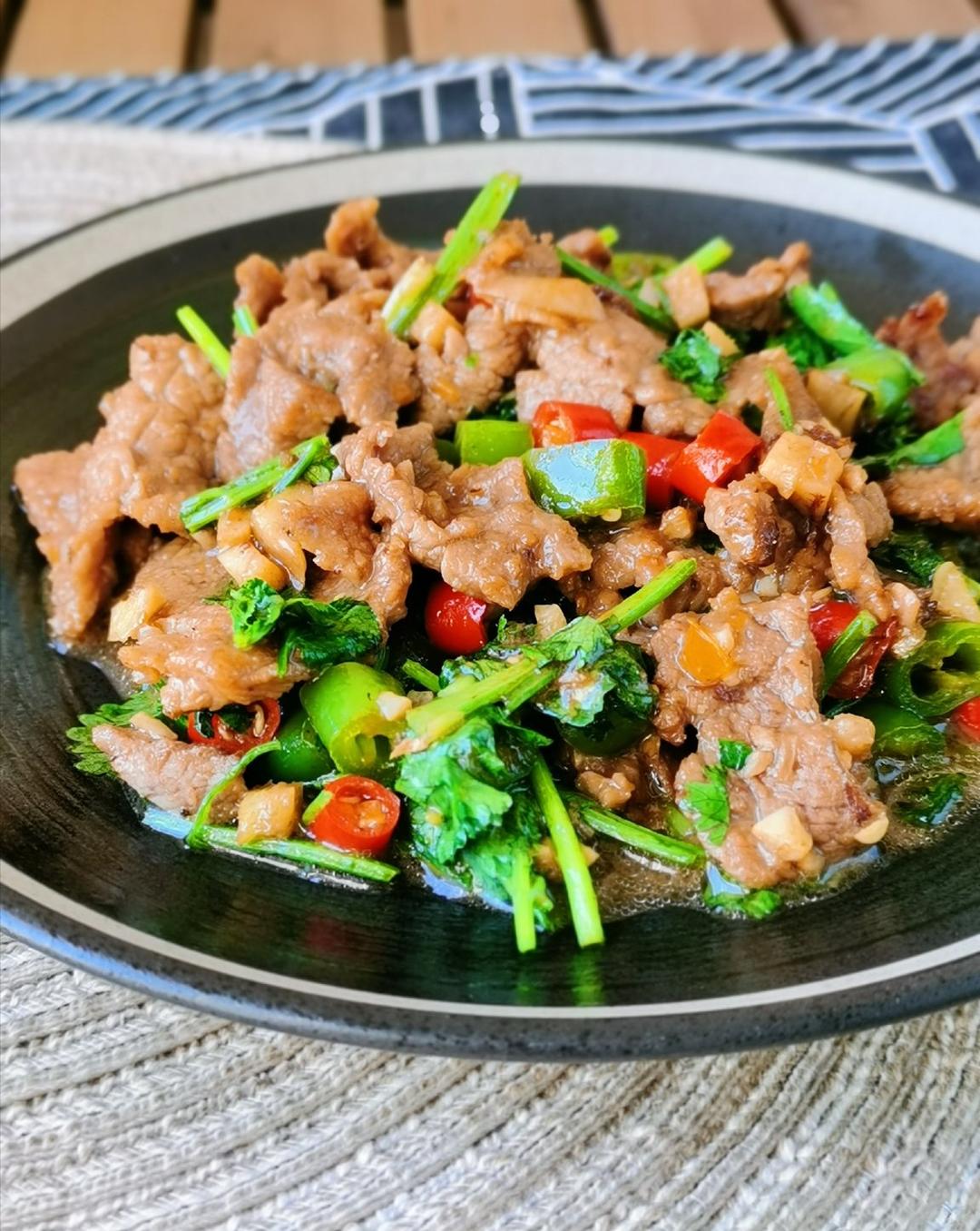 小炒黄牛肉（湘菜）