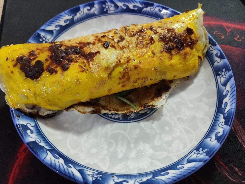 平底锅煎饼果子