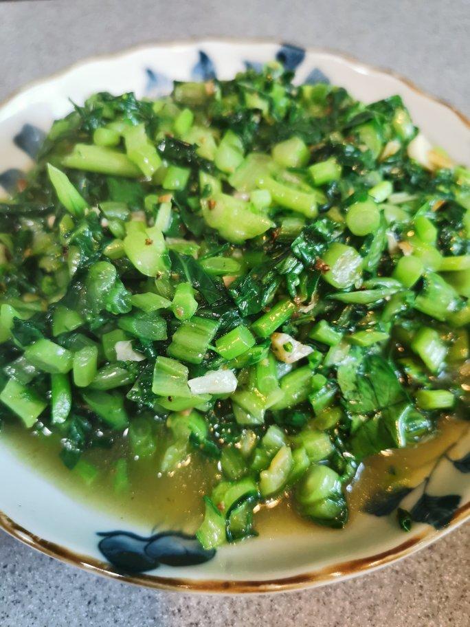 素炒菜心