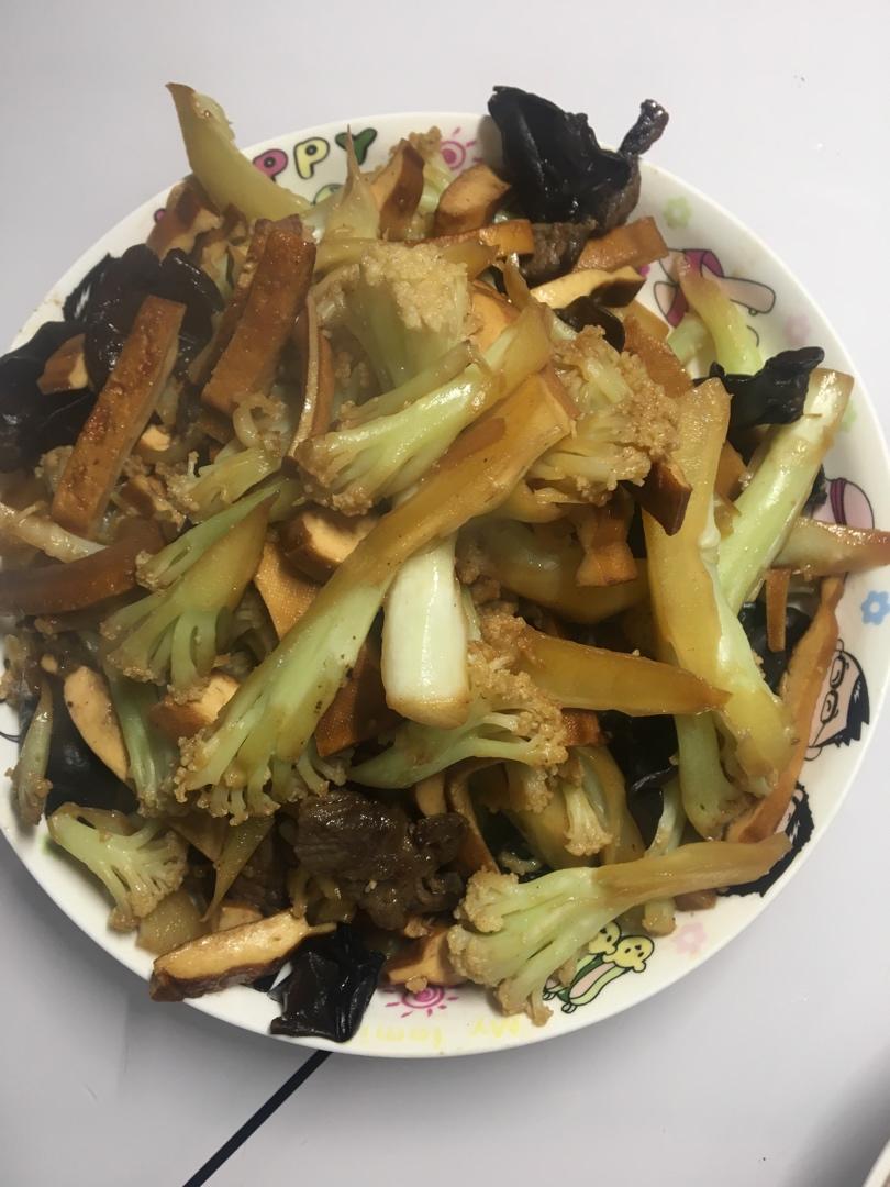 香干炒花菜