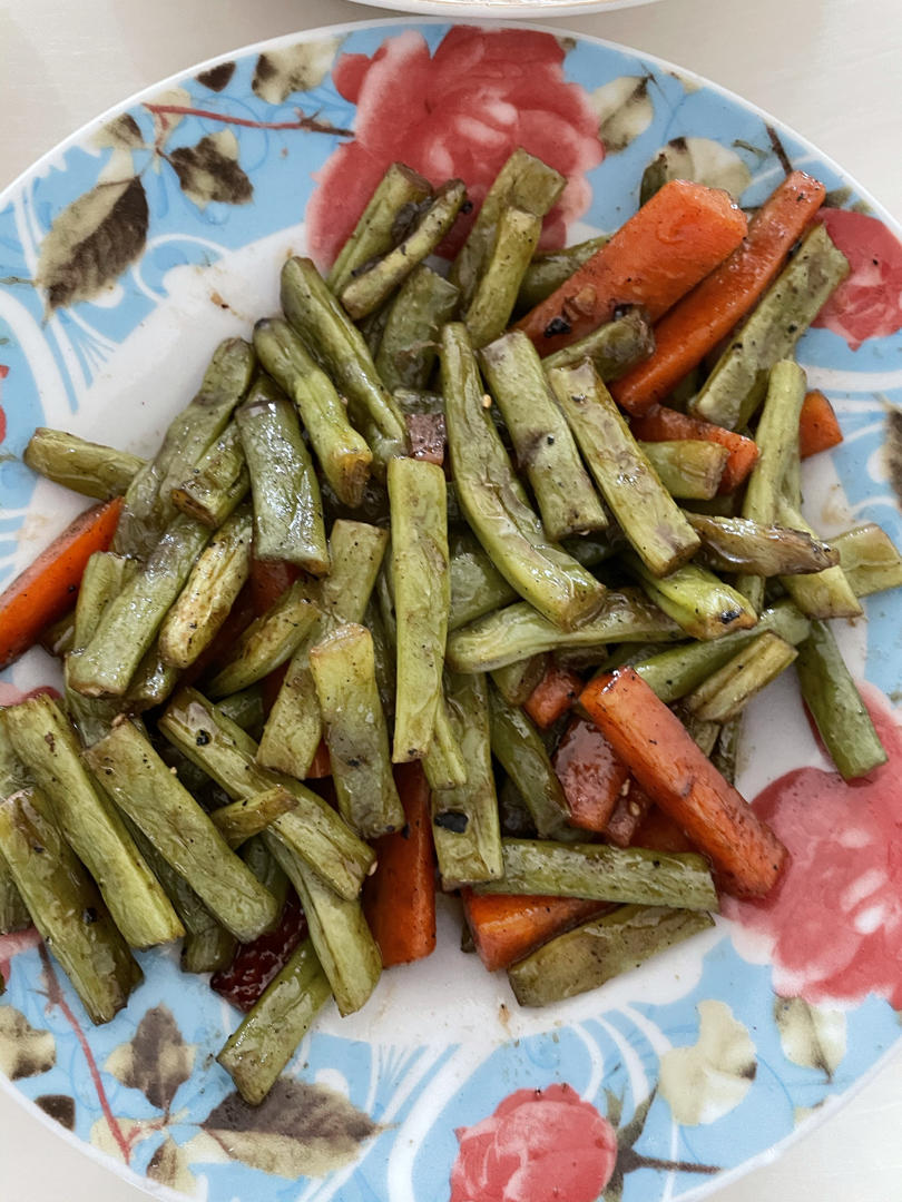 微微一吃11做的椒盐四季豆