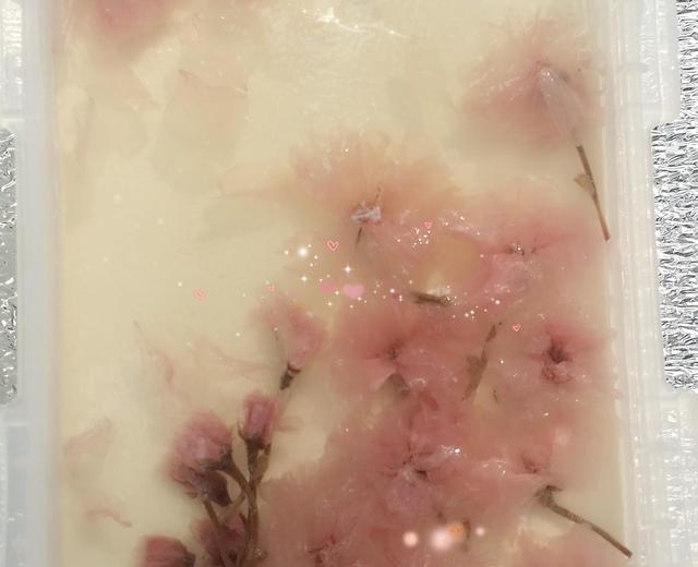 不用烤箱也能做甜点系列之樱花冻酸奶芝士蛋糕（6寸，不含生鸡蛋）