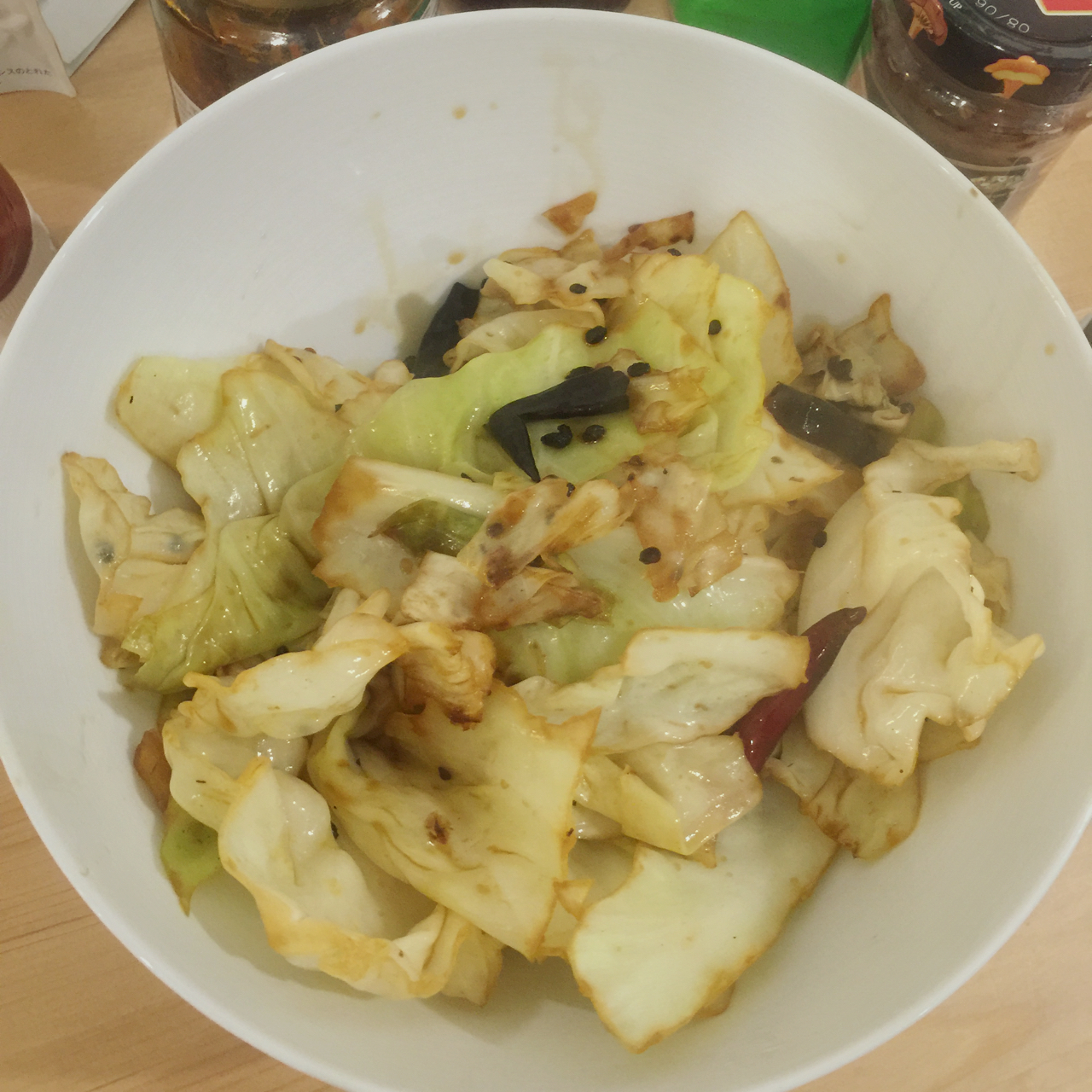 炝炒莲白（圆白菜）