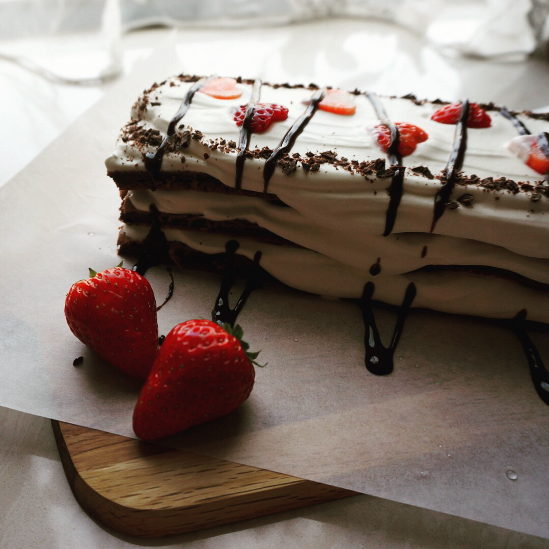 不怕消泡的巧克力蛋糕卷&可可戚风