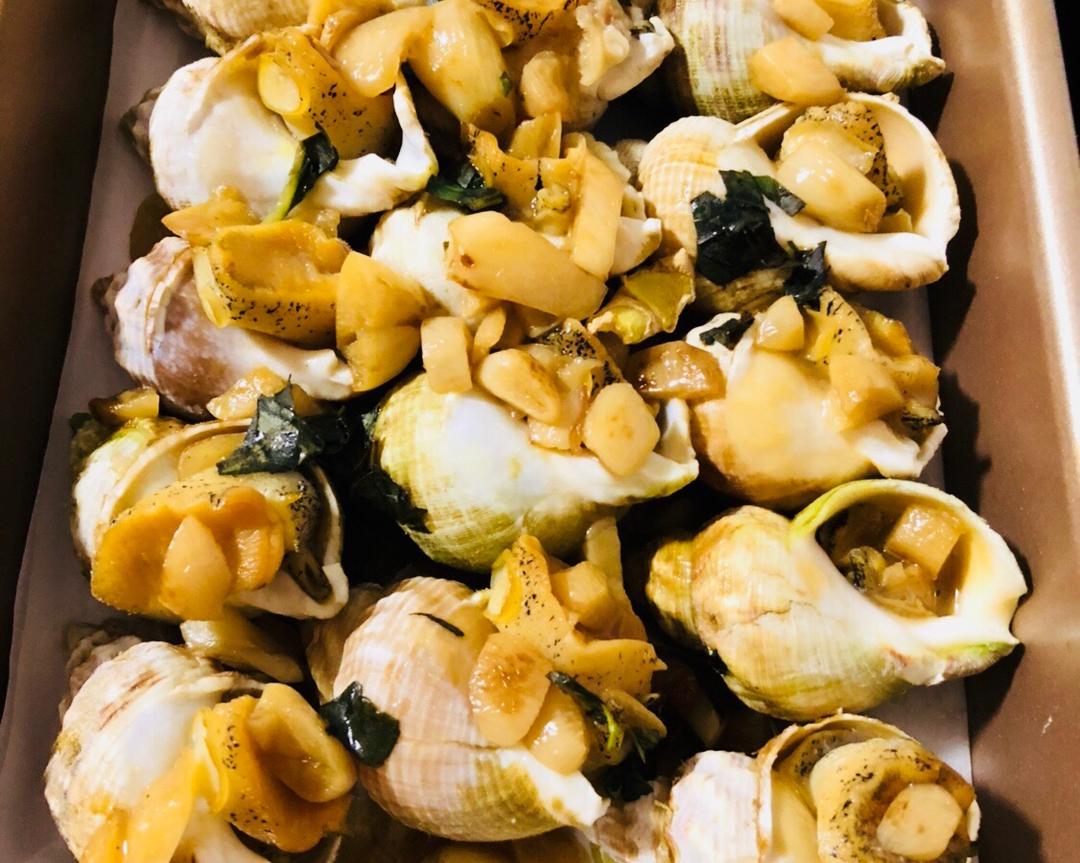 香烤翡翠螺的做法