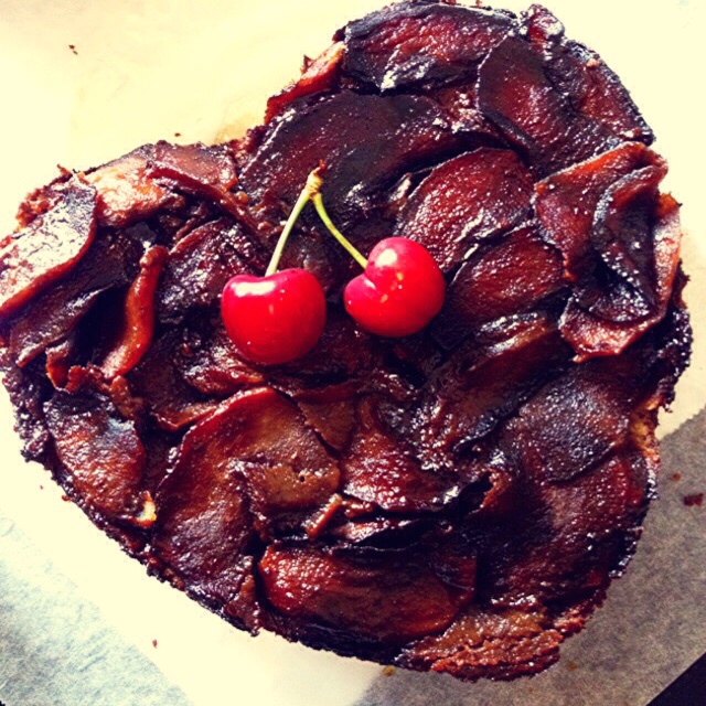 桂味反烤焦糖苹果蛋糕