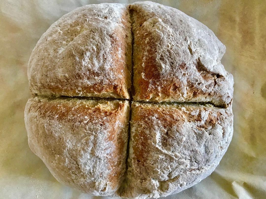 全麦苏打面包丨健康·烘焙