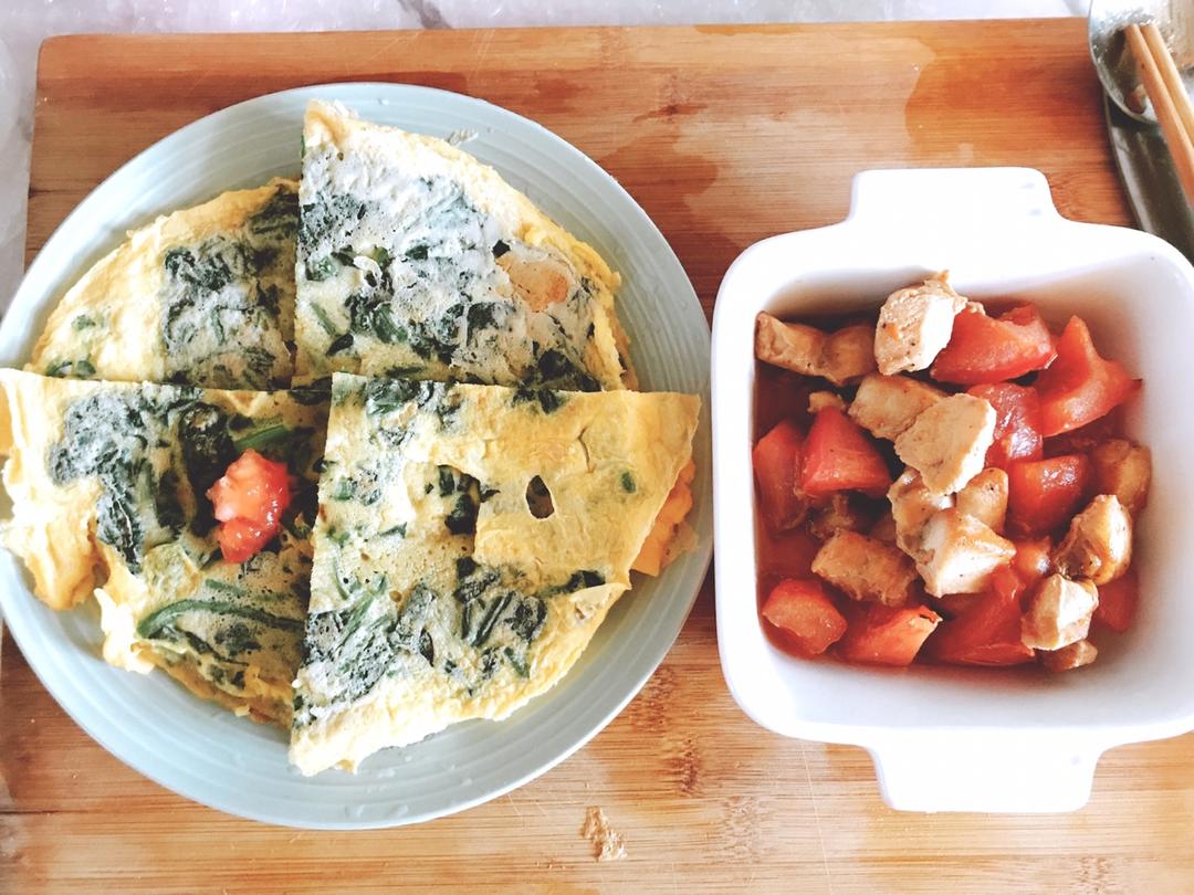 （减肥减脂增肌餐）番茄烤鸡胸肉