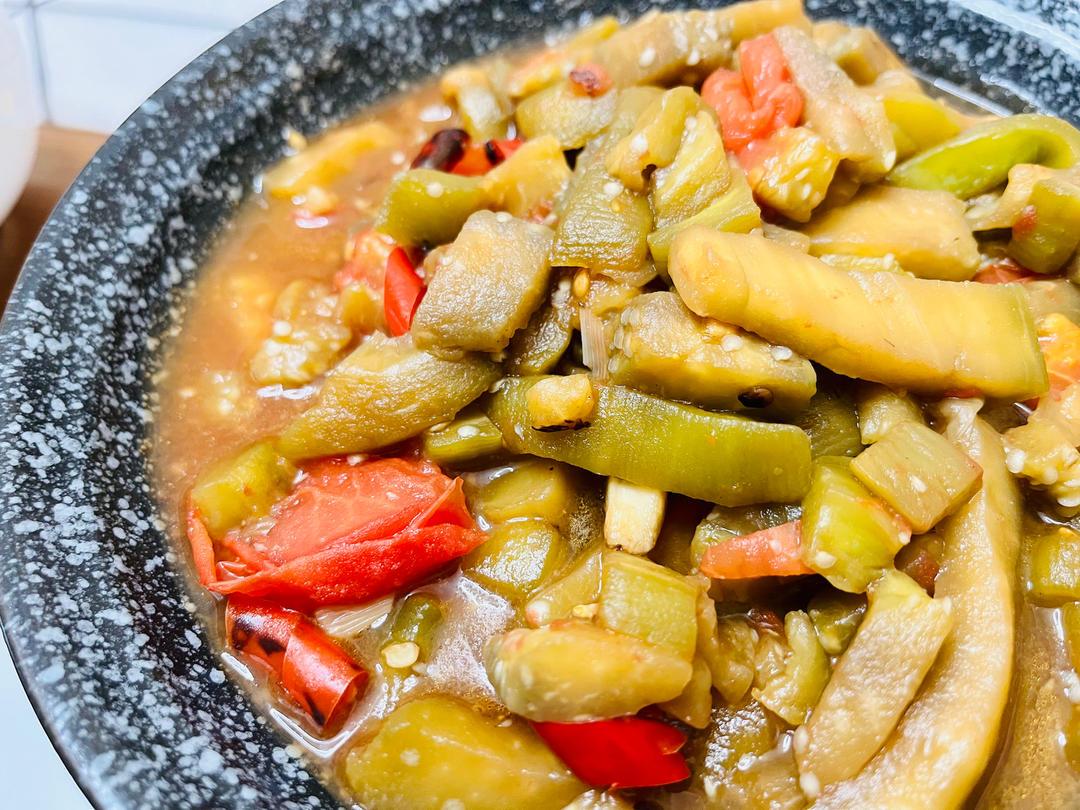 家常菜清炒茄子